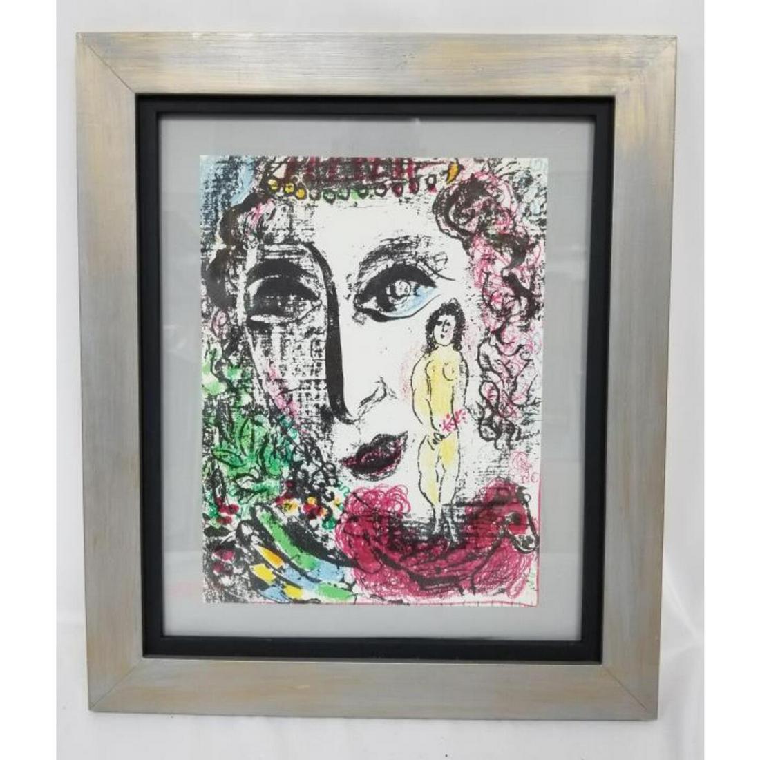 Marc Chagall, "L'apparition au Cirque", Lithograph (1 of 3)