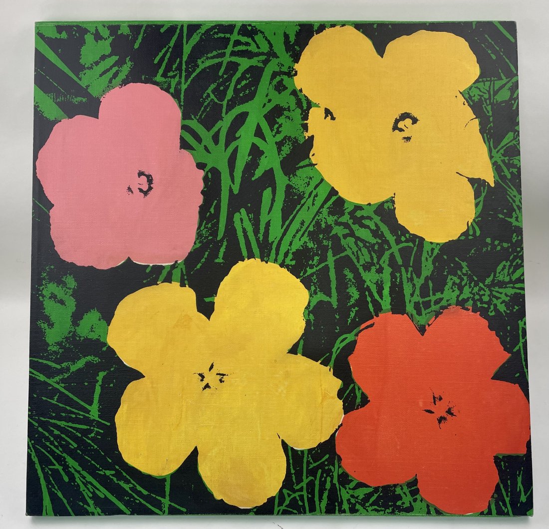 Andy Warhol "Flowers" Signed and Attributed (1 of 6)