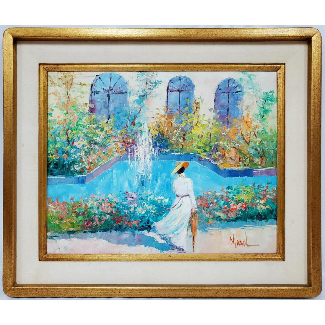 John Adamos Manol, Greece (Born 1900) Painting (1 of 4)