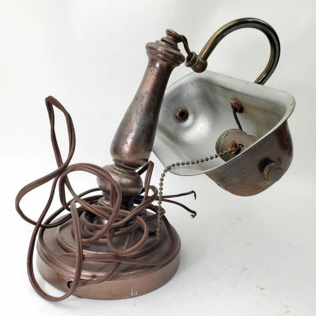 Table Lamp with an Andy Warhol Collection Tag from Sotheby's: Table Lamp with an Andy Warhol Collection Tag from Sotheby's. Condition: As Found. Dimensions: H- 13". Provenance: From a Private Collection. Please note the absence of a condition report does not imp