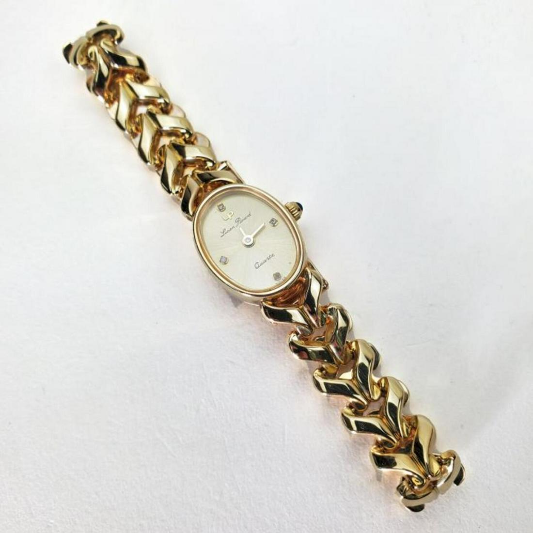 Very Fine 14K Gold Lucien Piccard Ladies' Watch: Very Fine 14K Gold Lucien Piccard Ladies' Watch. Please Note that this Watch is All Gold Including the Bracelet and Is Fully Hallmarked. In Original Box. Never Used. Condition: Appears to be Excellent