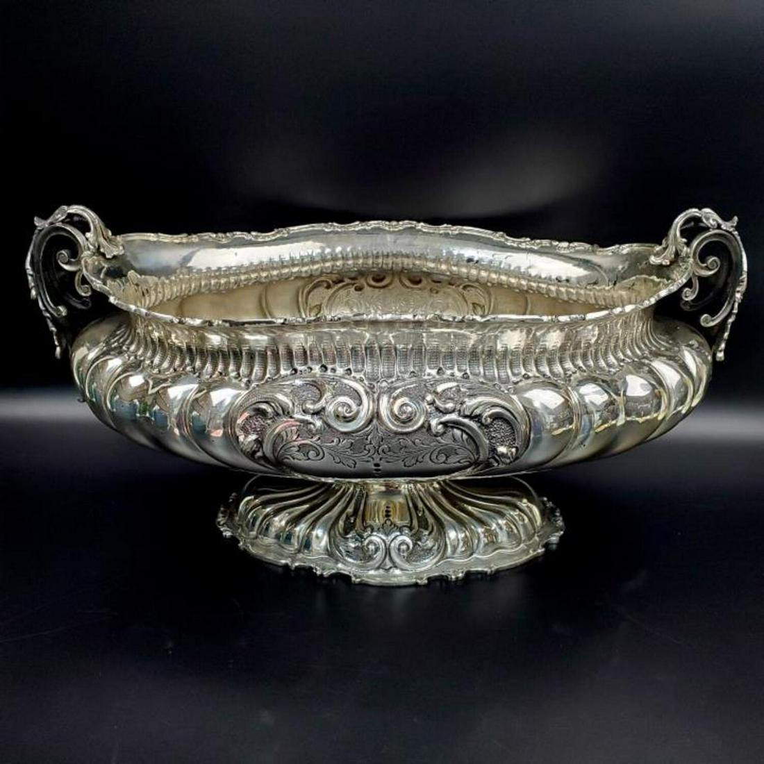 Large Continental Italian 800 Silver Centerpiece (1 of 5)