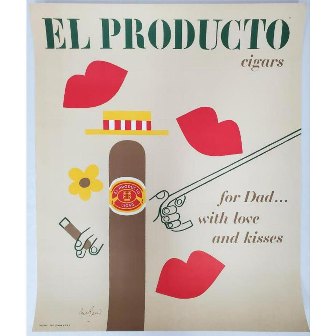 Paul Rand, American (1914-1996) El Producto Cigars