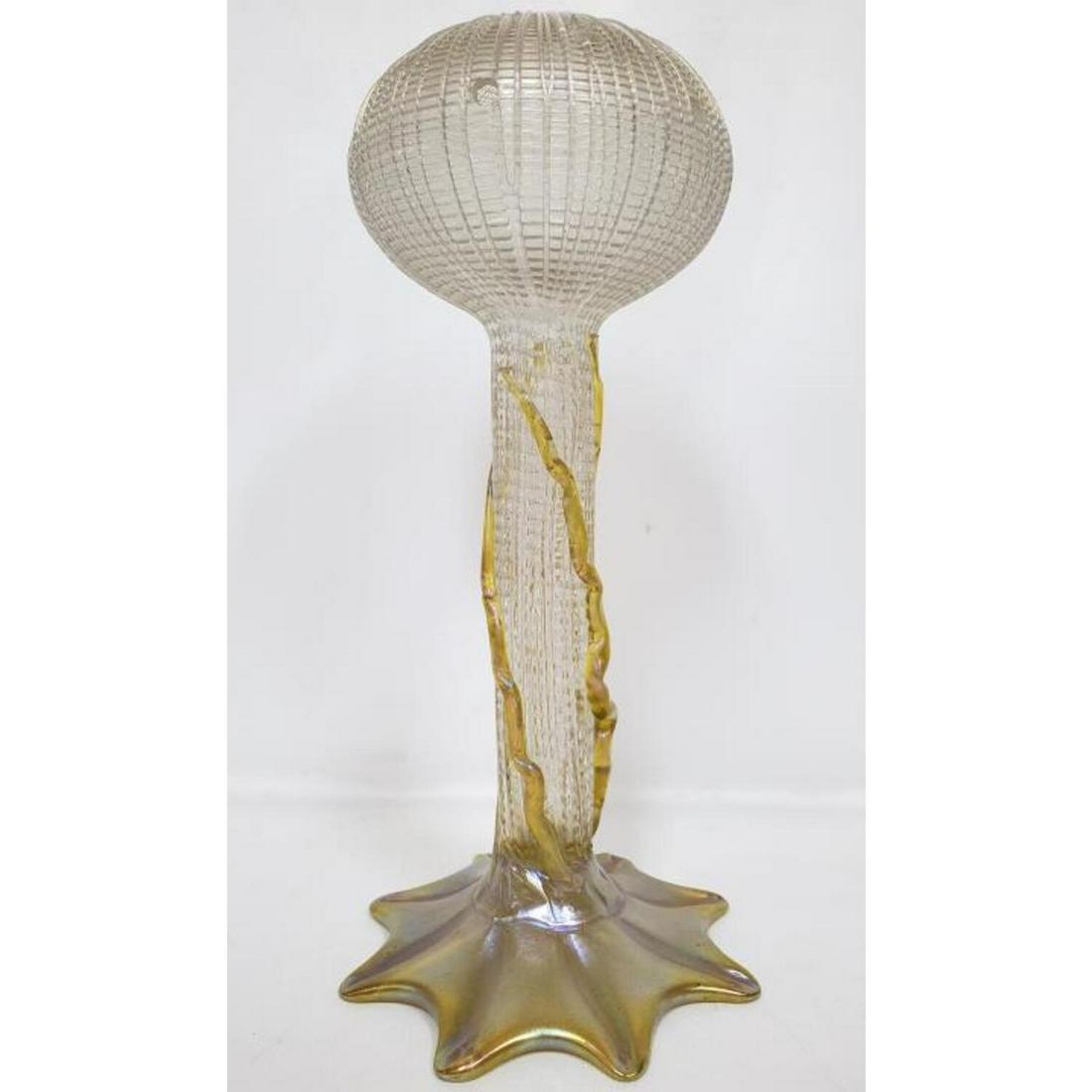 Large Loetz Vase, Circa 1900: Large Loetz Vase, Circa 1900. Condition: Excellent. Dimensions: H- 14.5". Provenance: From a Private Pennsylvania Collection. Please note the absence of a condition report does not imply that there ar