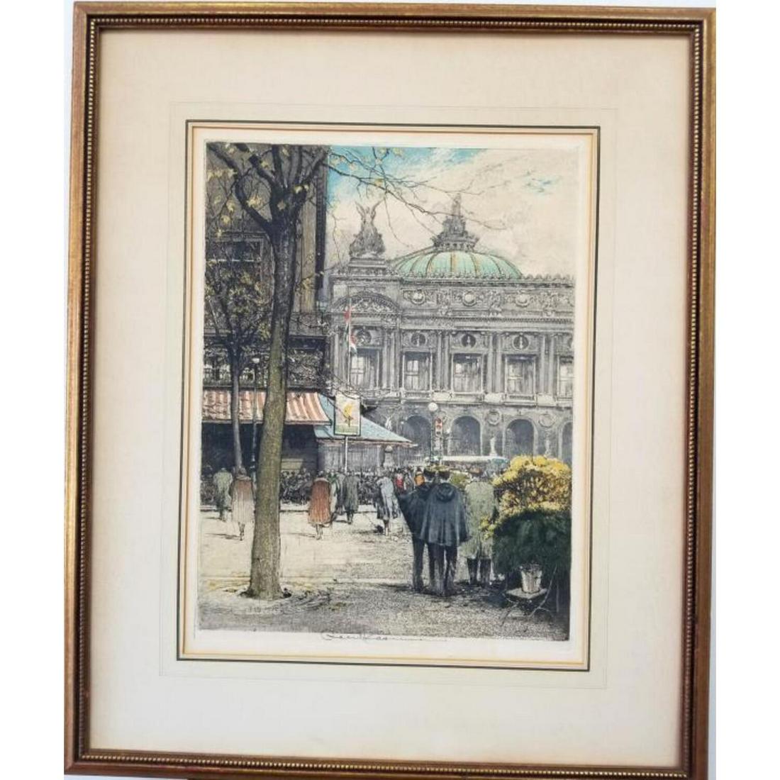 Robert Kasimir, Austrian (1914-2002) Early Etching (1 of 8)