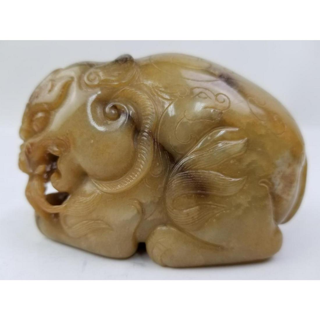 Exceptional Antique Chinese Carved Jadeite Figure (1 of 7)