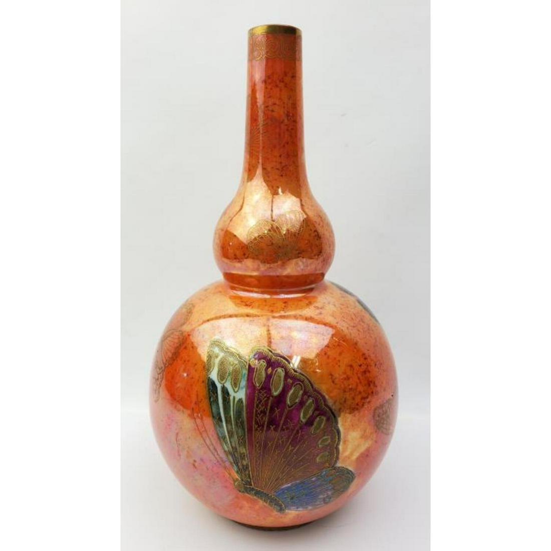 Carlton Armand Lustre Ware Butterfly PorcelainVase (1 of 6)