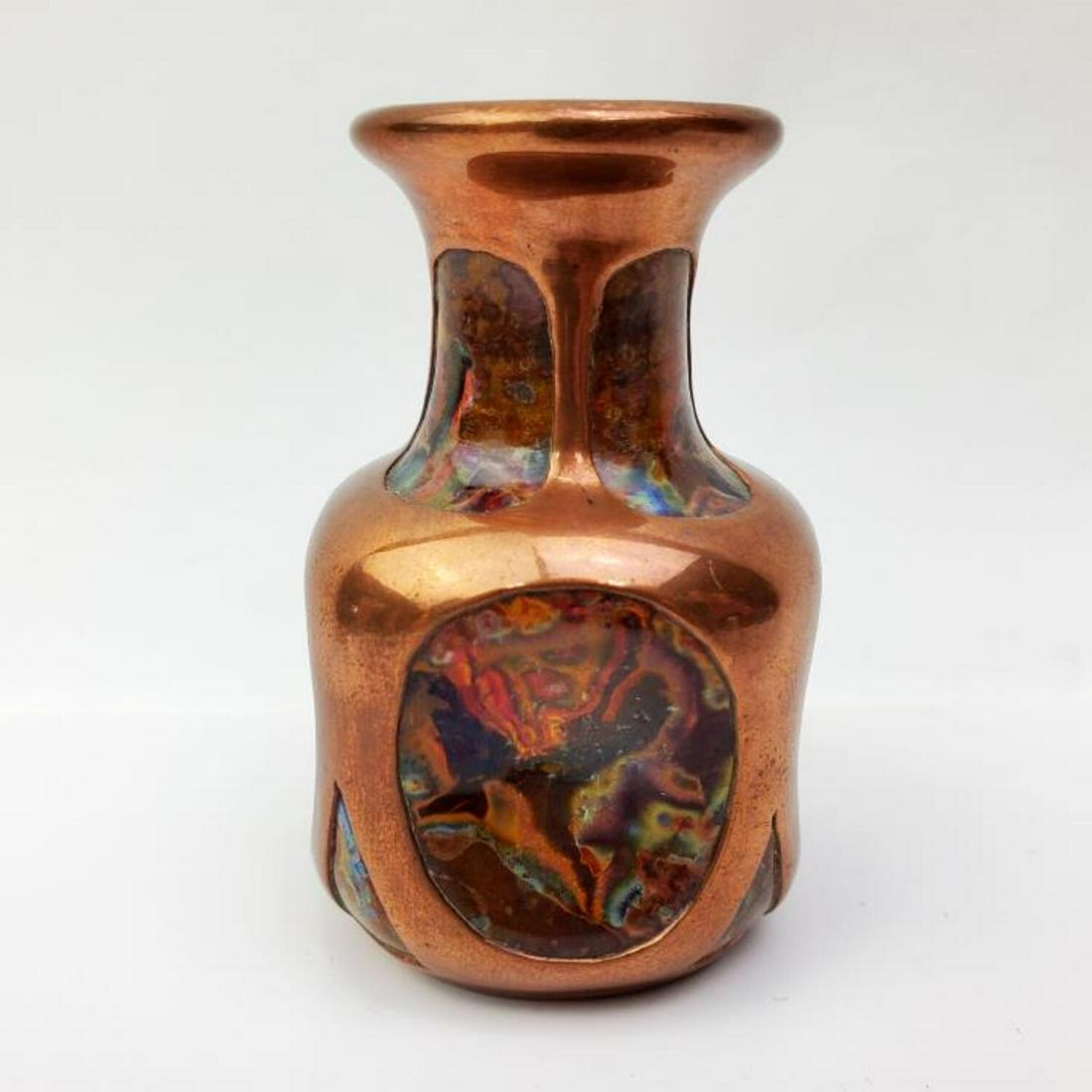 Antique Austrian Art Nouveau Glass Vase (1 of 4)