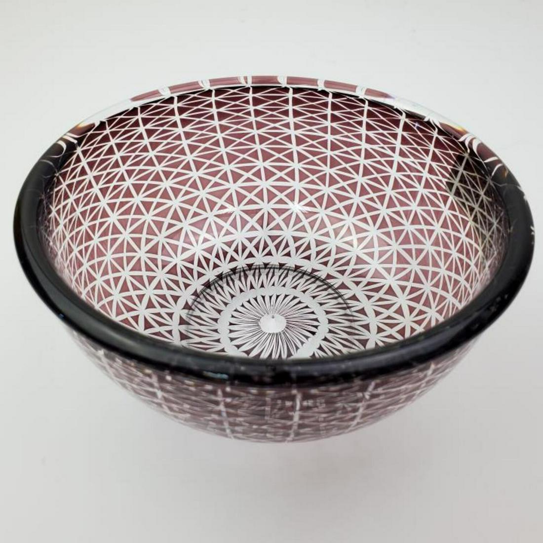 Orrefors Internally Decorated Bowl (1 of 6)