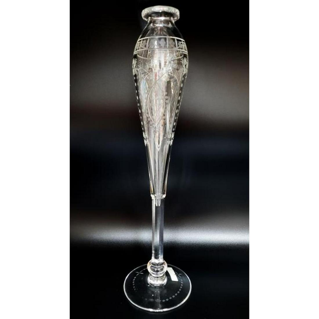 Large Sinclair American Cut Glass Vase Circa 1920s (1 of 6)