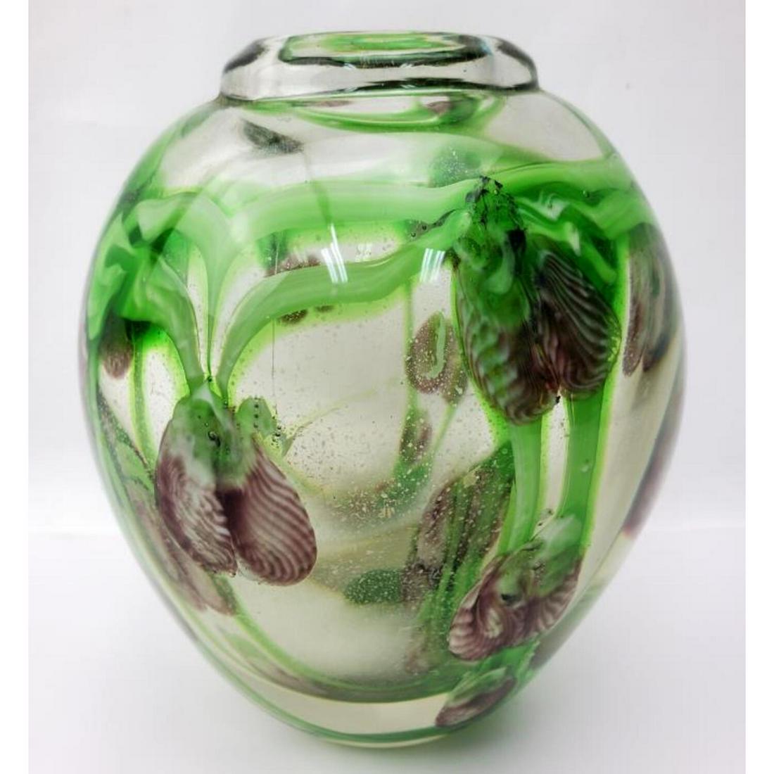 Vintage Paper Weight Glass Vase (1 of 3)