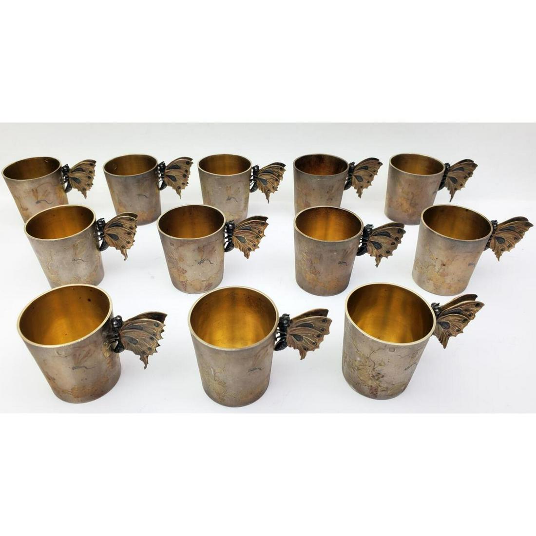 Exceptional French Antique Sterling 12 Shot Cups (1 of 6)