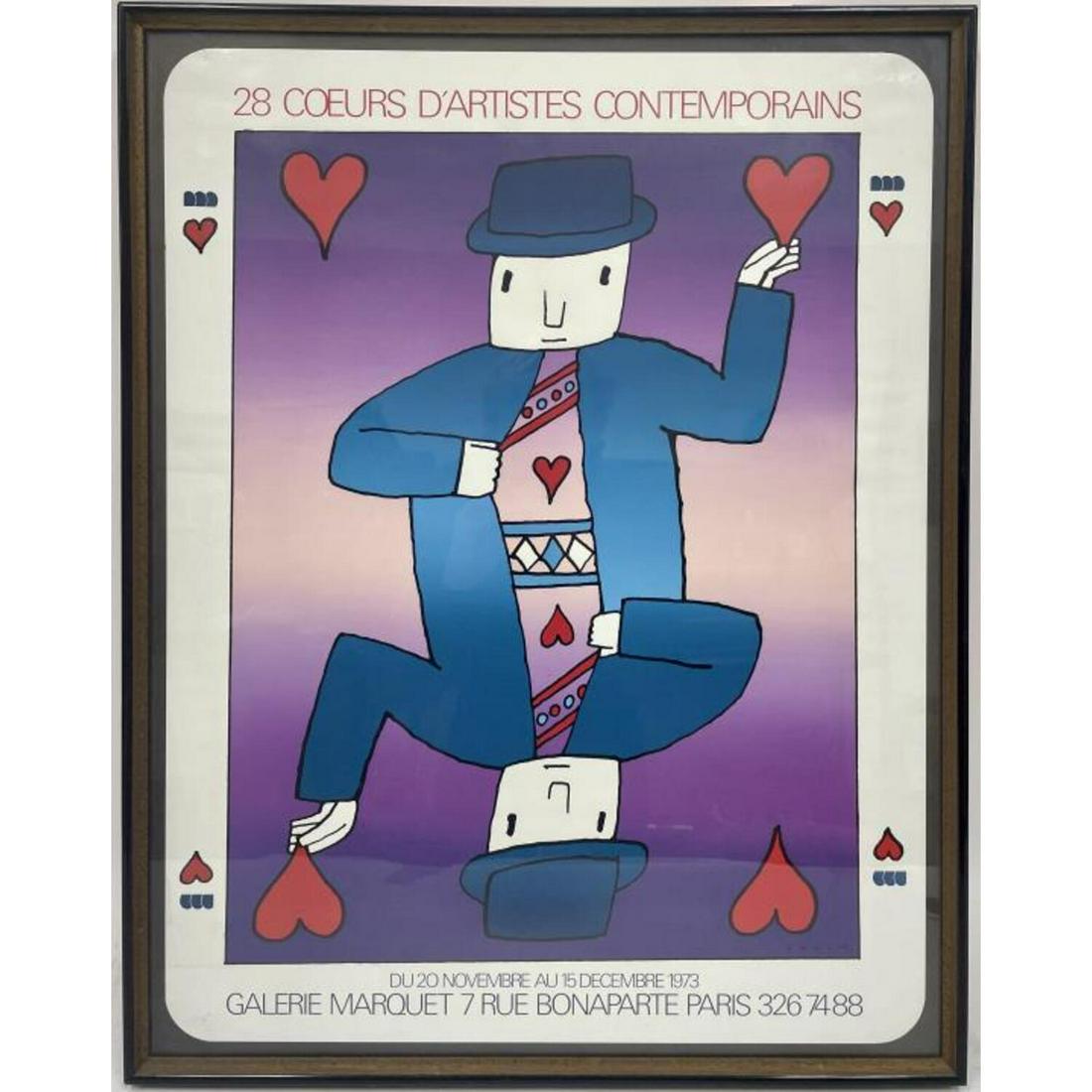 Exhibition Poster from Galerie Marquet, Paris (1 of 2)