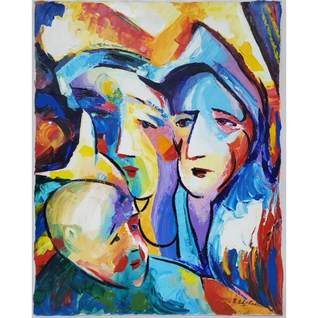 Teimouraz Edjibadze, Russian Late 20thc. Painting (1 of 4)