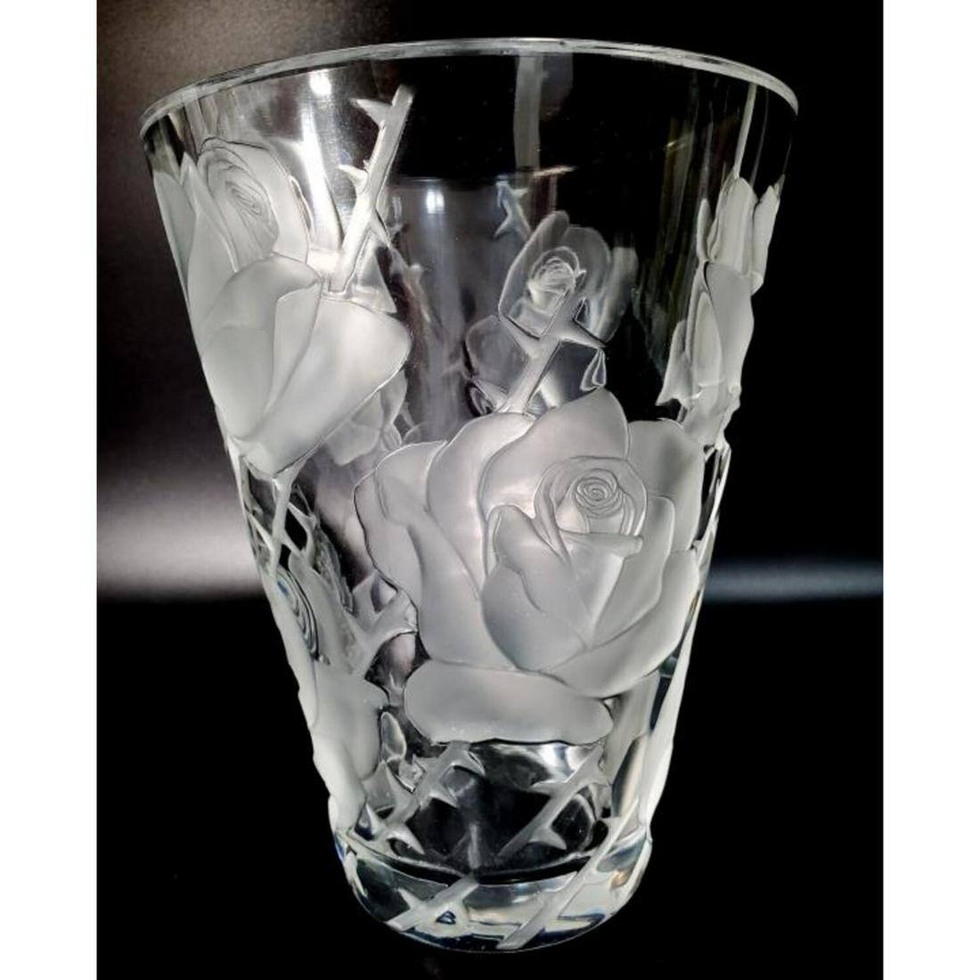 ☆Lalique France☆ラリックフランス☆Floreal☆サイン入り☆ 【公式通販】