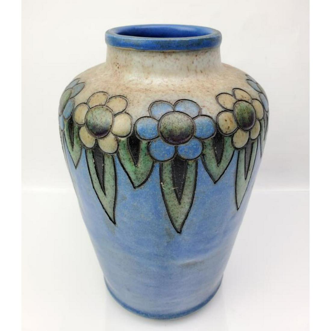 Royal Doulton England Art Deco Glazed Pottery Vase (1 of 4)