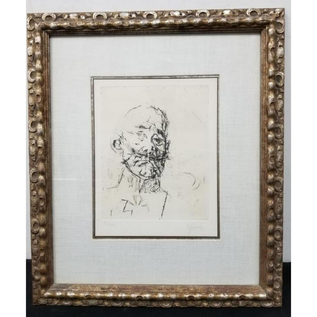 Jack Levine, American (1915-2010) Etching (1 of 5)