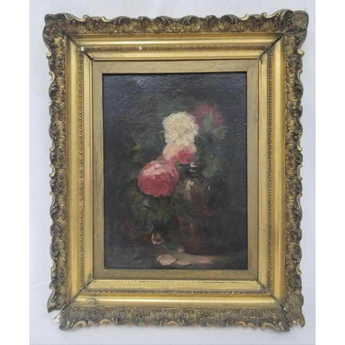 Signed Painting, Oil on Canvas Board (1 of 3)