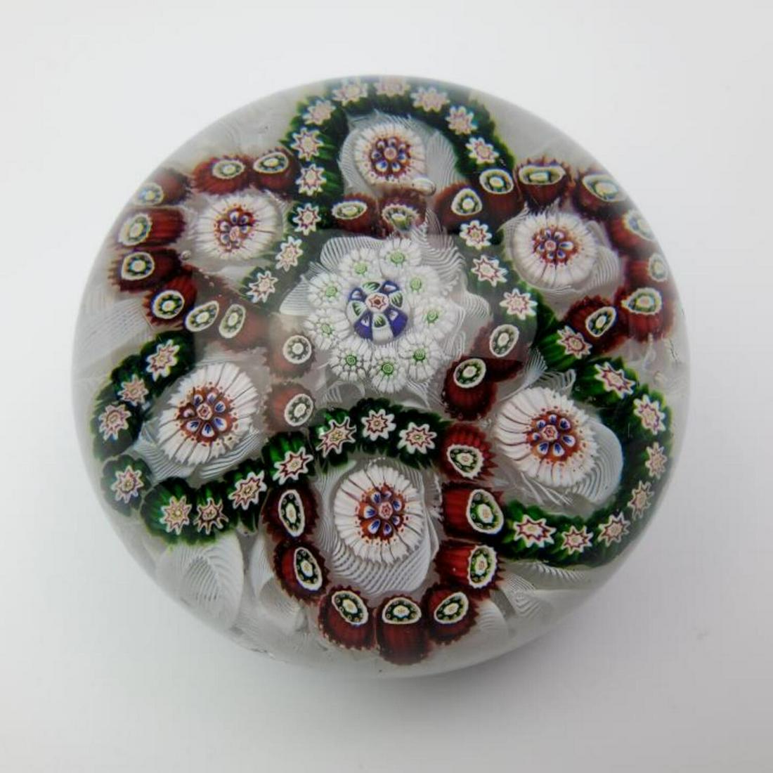 Antique Baccarat Interlaced Trefoil Paperweight. (1 of 4)