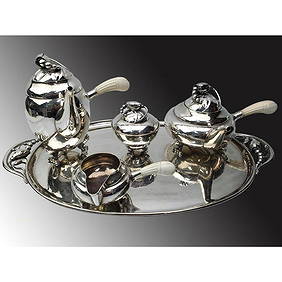 Georg Jensen Denmark Sterling Silver Set (1 of 12)