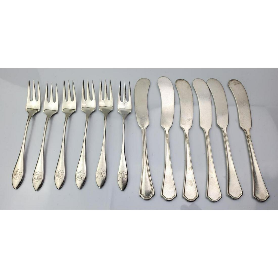 Lot of 12 English Sterling Silver Items (1 of 3)