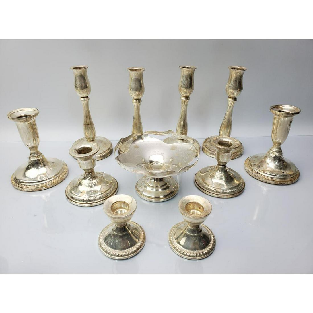 Lot of 11 Sterling Silver Weighted Items (1 of 5)