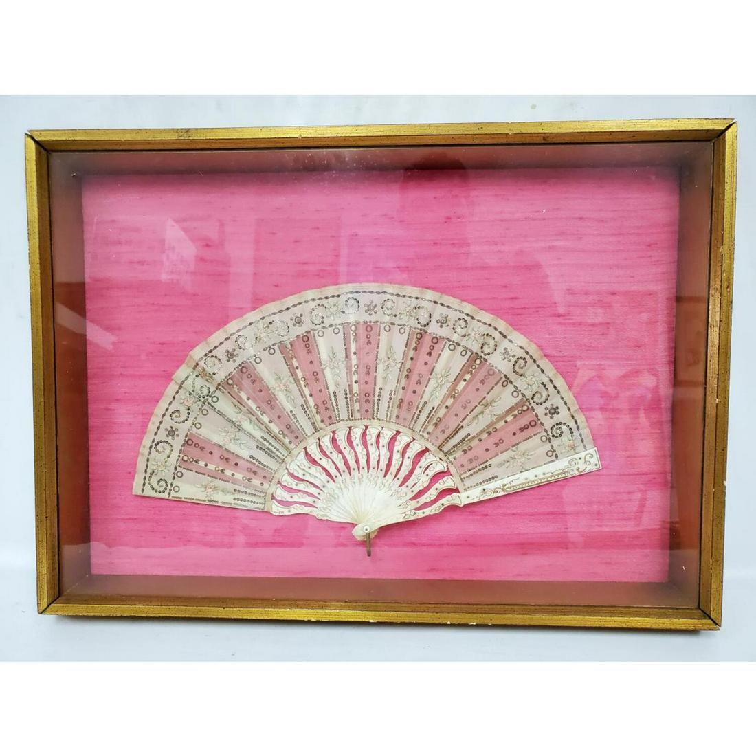 Antique European Lace Decorated w/ Embroidery Fam (1 of 3)