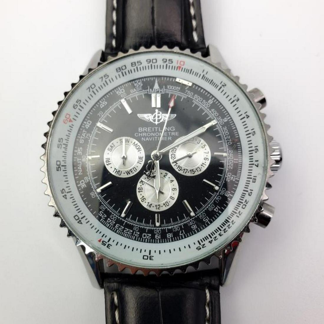 Reproduction Breitling Chronometer Navitimer Watch (1 of 4)