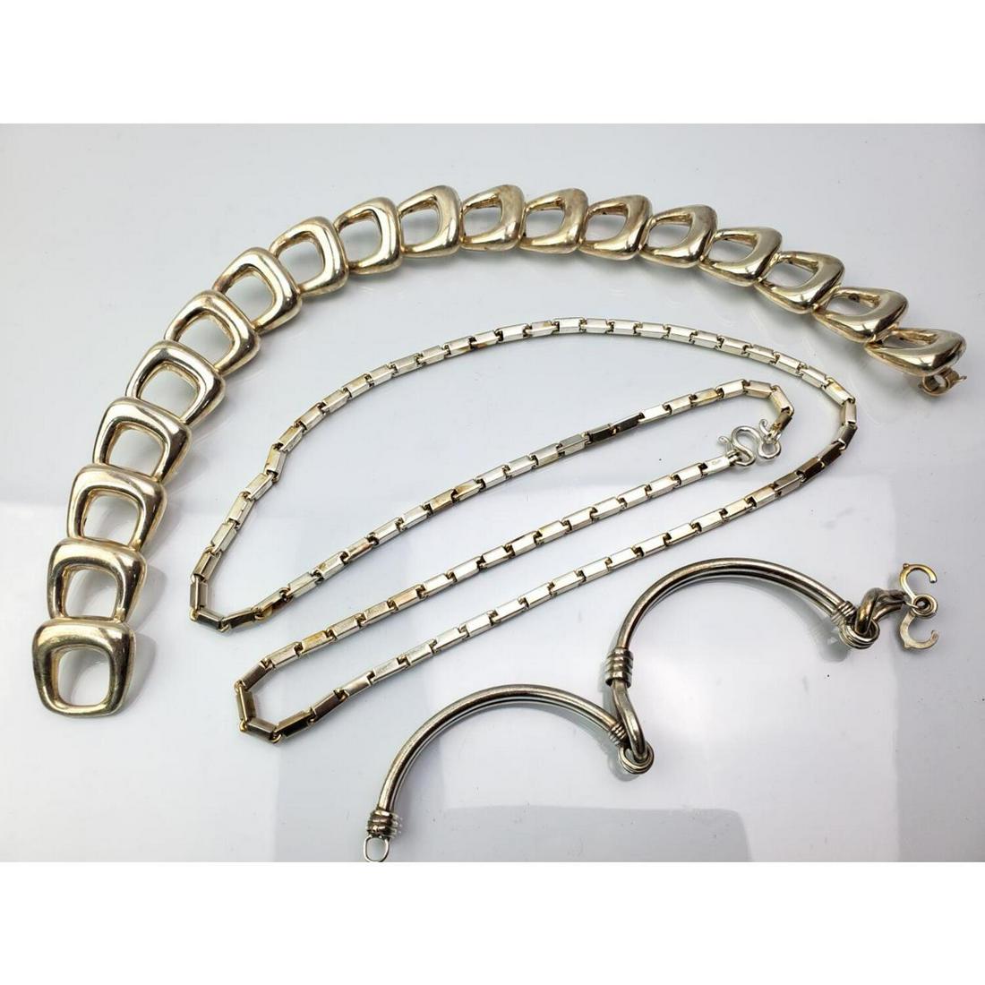 Lot of 3 Sterling Silver MCM Jewelry Items (1 of 3)