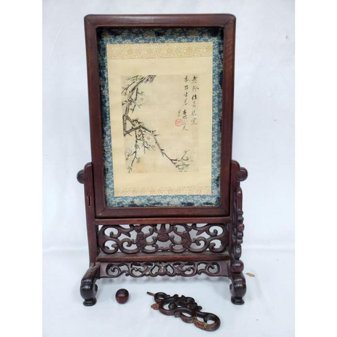 Antique Chinese Signed Painting on Silk (1 of 5)