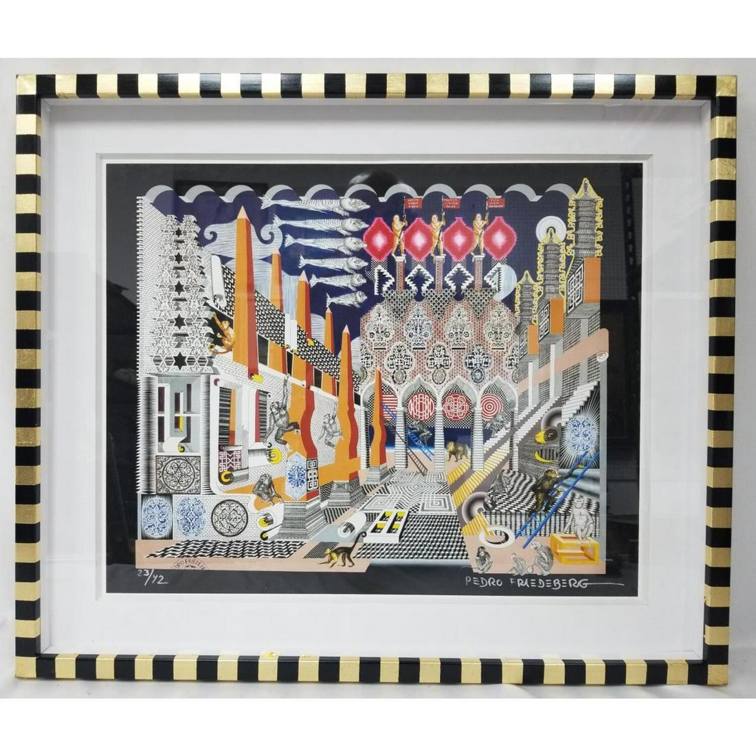 Pedro Friedeberg, Mexican (Born 1936) Silkscreen (1 of 7)