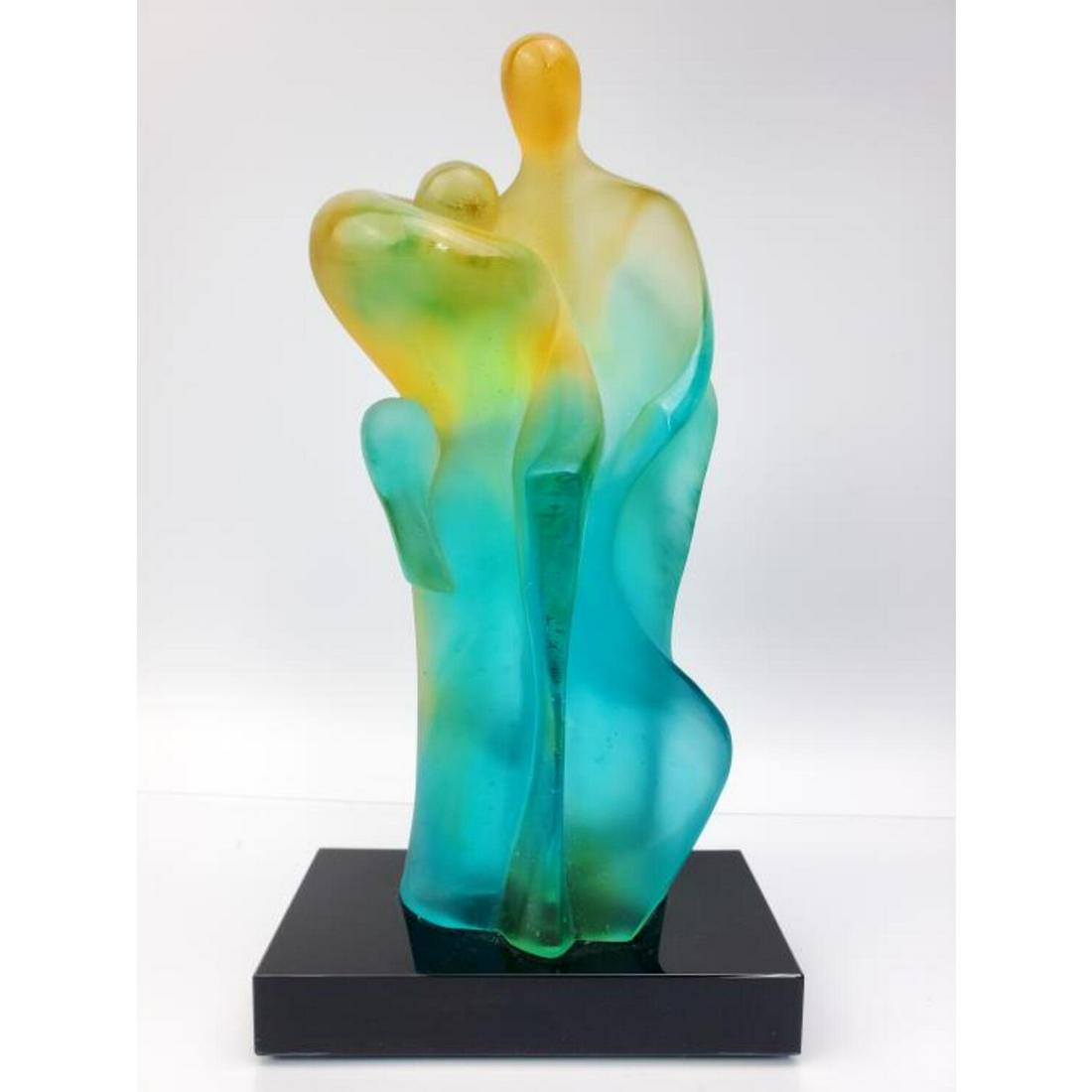 Daum France Pate de Verre "Coup de Foudre" (1 of 5)