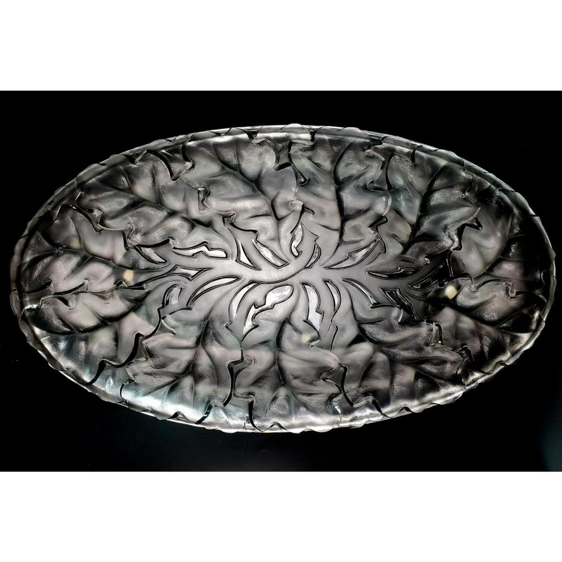 Very Large Lalique France "Chene" Centerpiece (1 of 9)