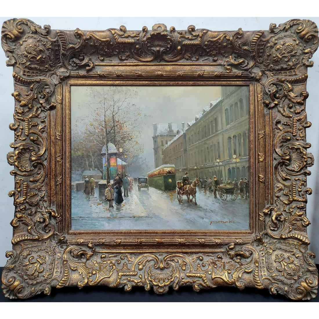 T. E. Pencke, French (Born 1929) Painting (1 of 8)