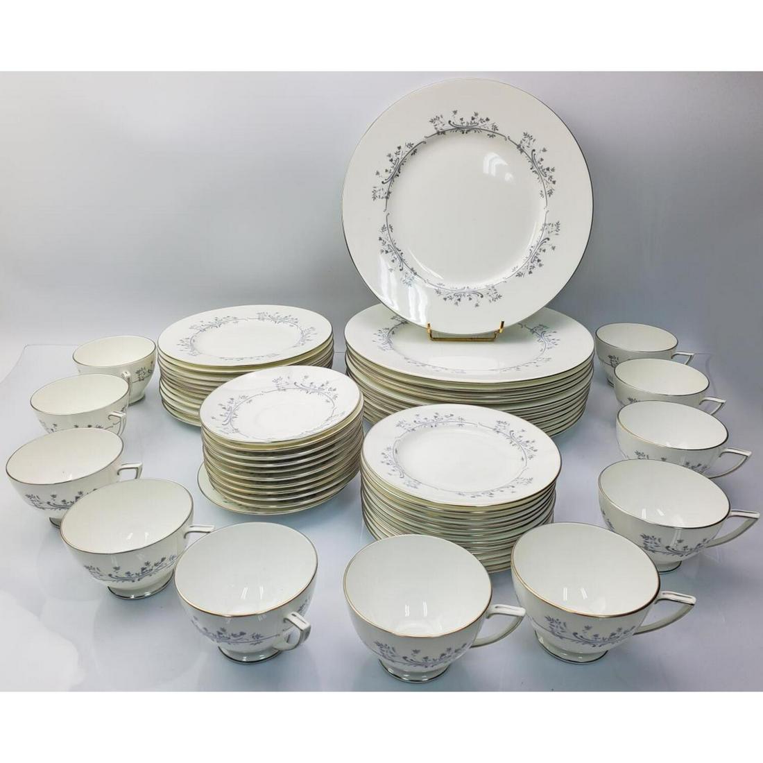 58 Pcs Minton Porcelain "Pandora" Dinner Set (1 of 4)