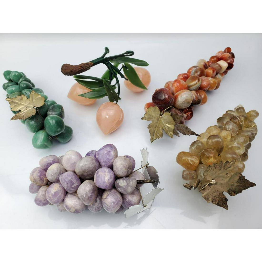 Lot Various Chinese Stone Metal Decorative Items (1 of 2)