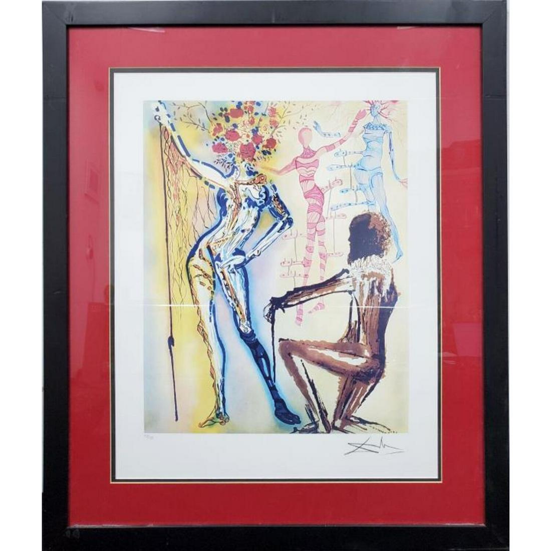 After Salvador Dali Signed & Numbered Lithograph (1 of 5)