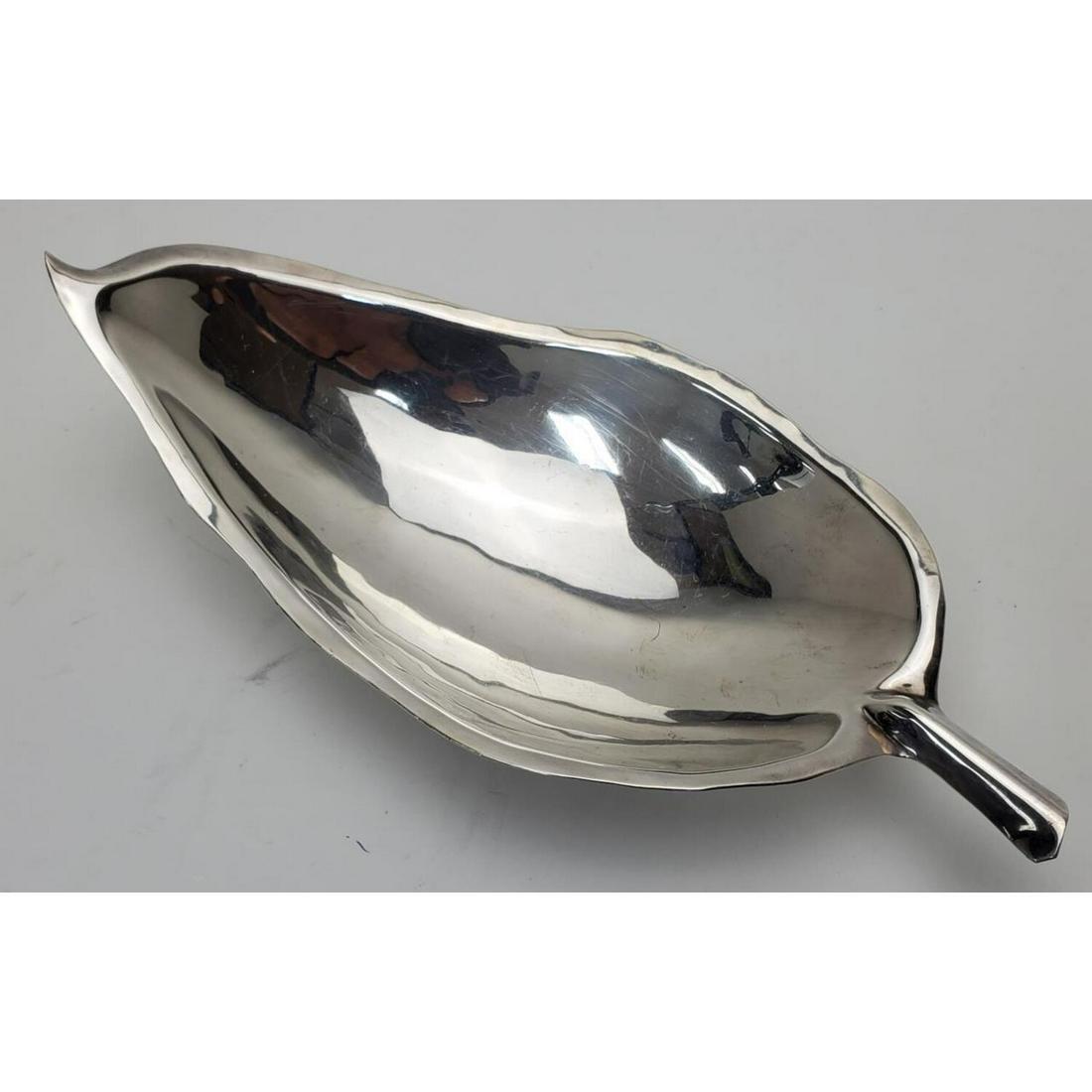 Alfredo Sciarrotta Sterling Silver Leaf Bowl (1 of 3)