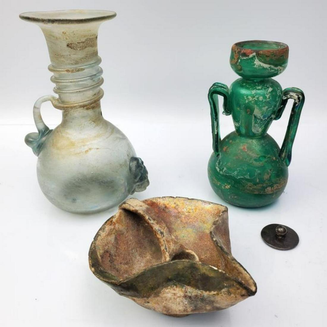 Lot of 3 Roman or Persian Antiquity Items (1 of 4)