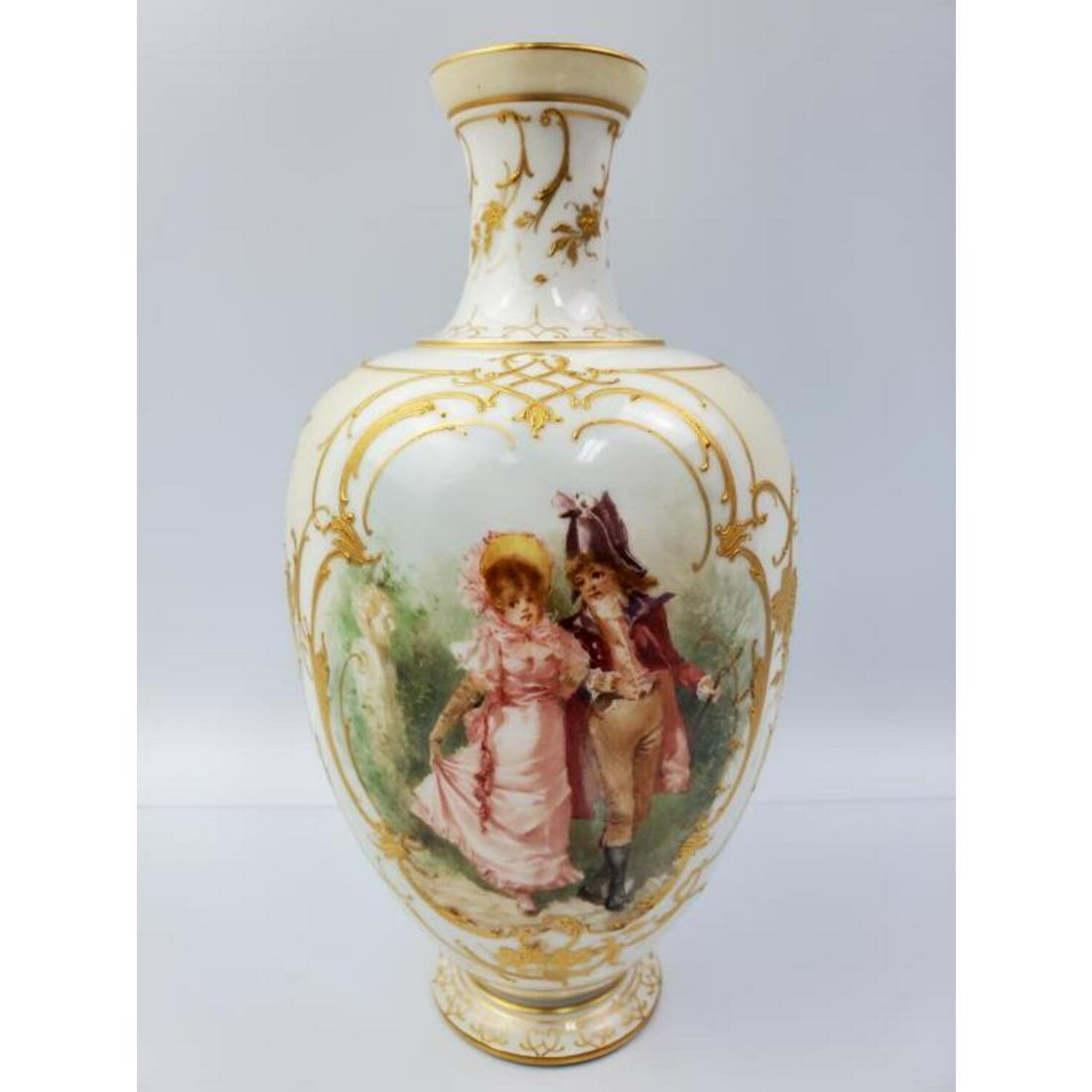 KPM Art Nouveau Hand Painted Porcelain Vase (1 of 6)