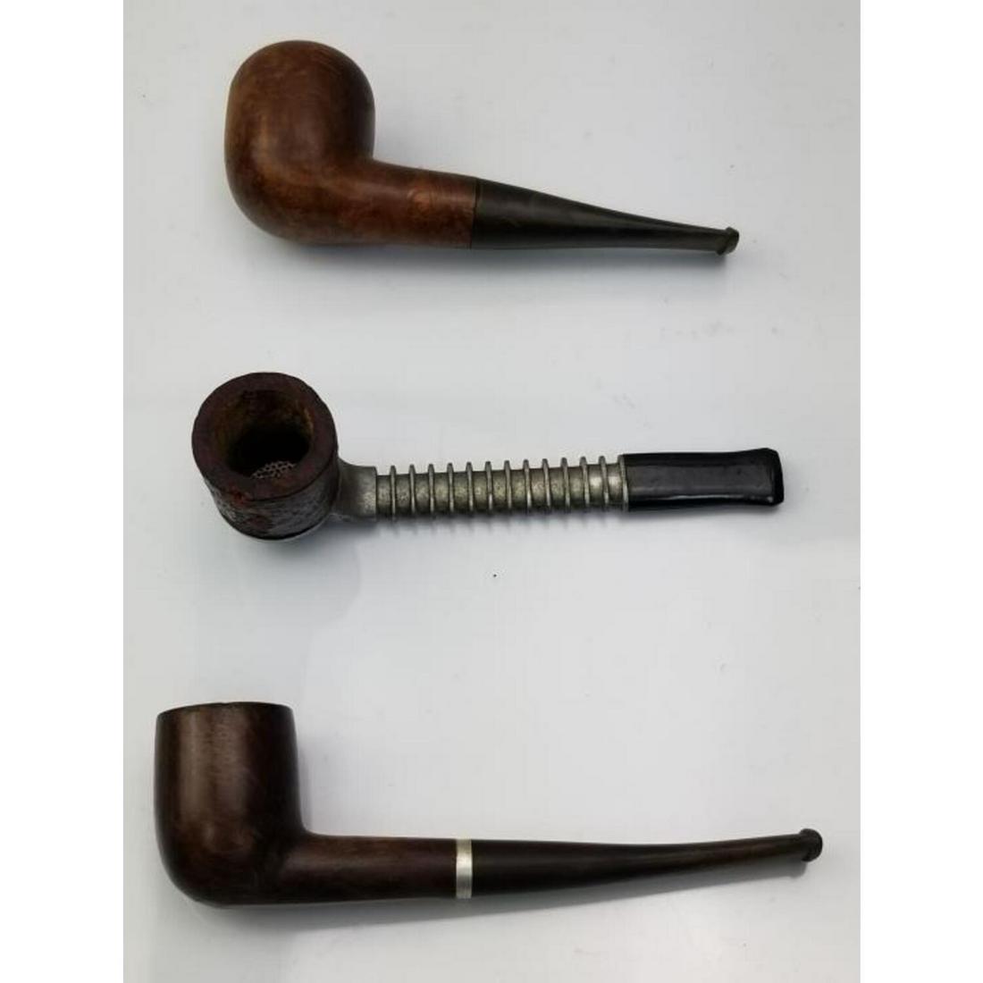 Lot of 3 Old Tobacco Pipes (1 of 6)