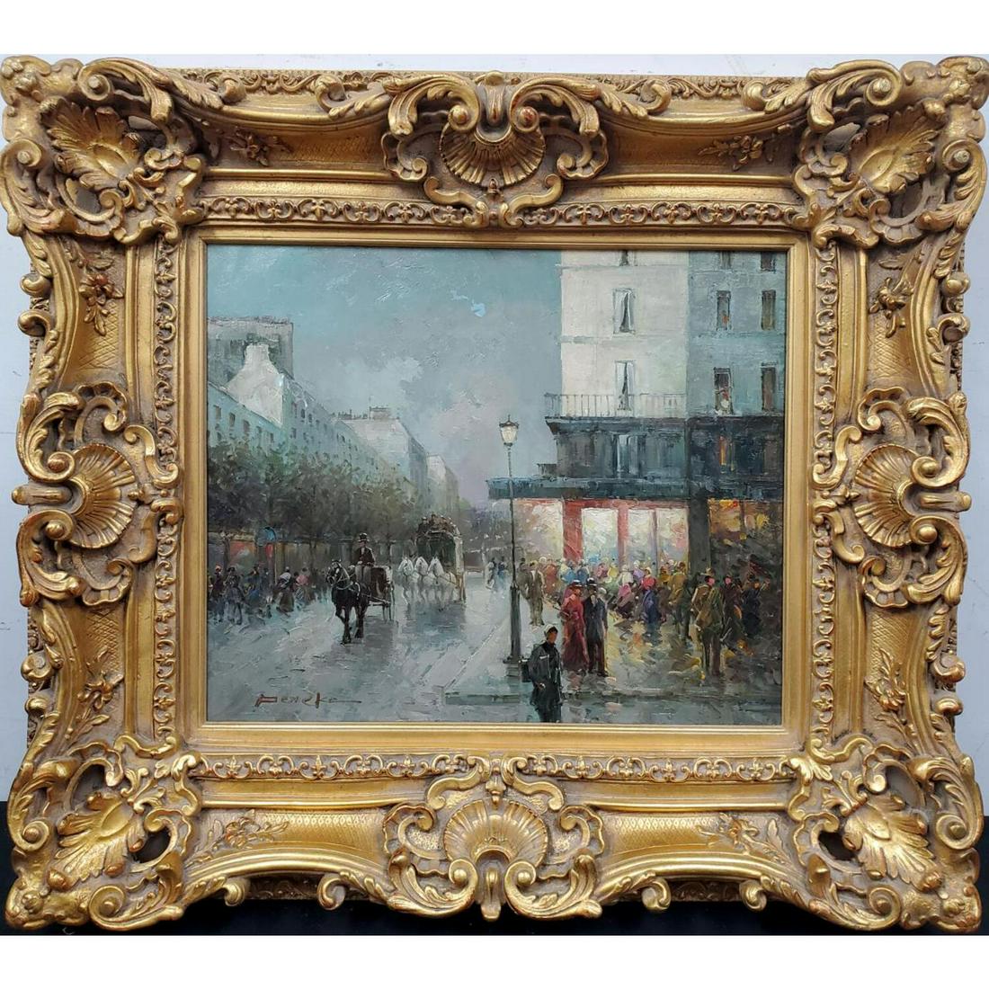 T.E. Pencke, French (Born 1929) Painting (1 of 6)
