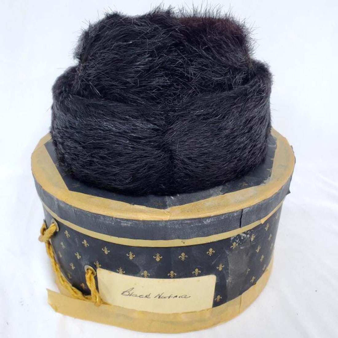 Vintage Fur Hat from Vienna, Austria with Tag (1 of 3)
