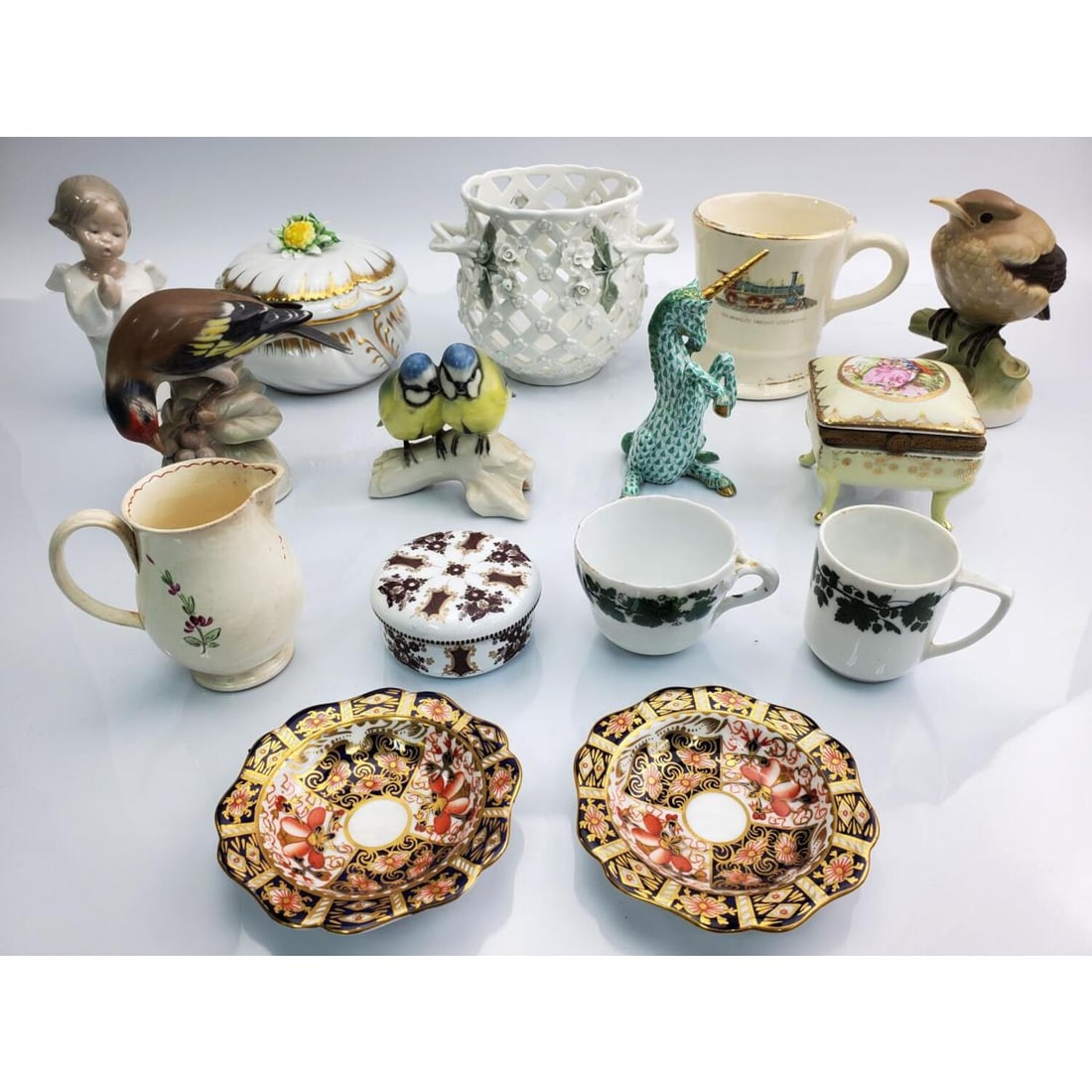 Large Box Lot of Vintage Porcelain Items (1 of 10)