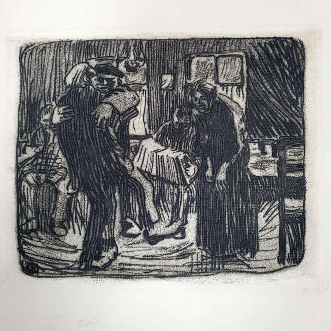 Kathe Kollwitz German (1867-1945) Restrike Etching (1 of 2)