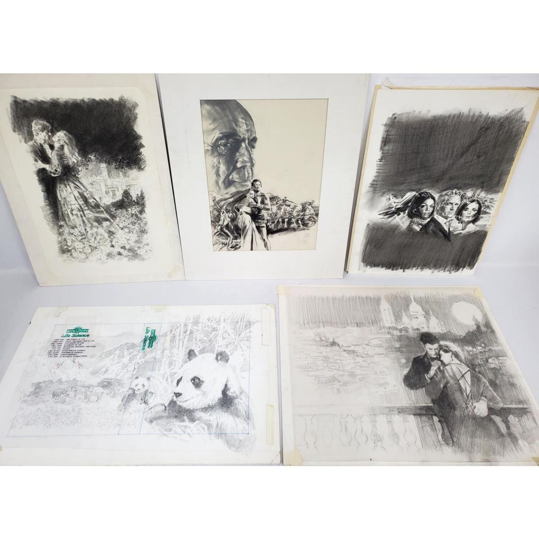 5 Joseph Cellini Illustrations/Pencil Drawings (1 of 6)