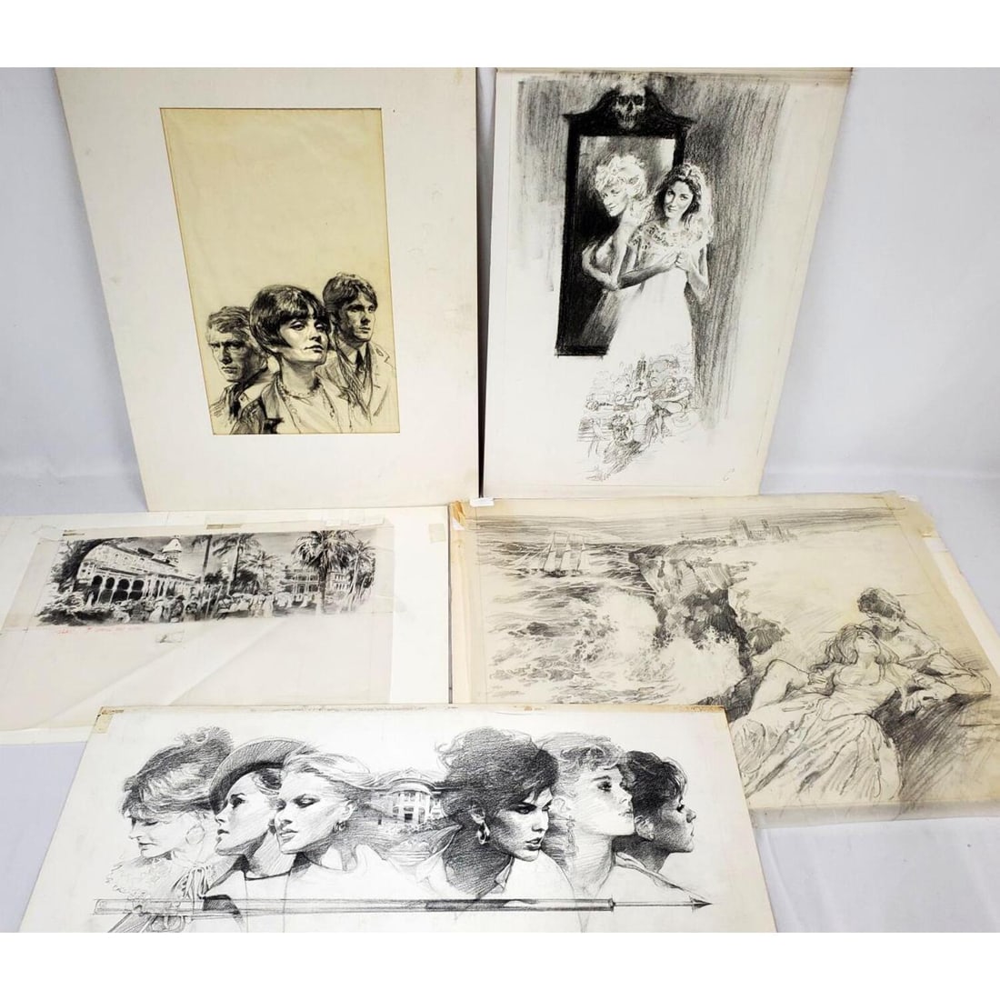 5 Joseph Cellini Illustrations/Pencil Drawings (1 of 6)