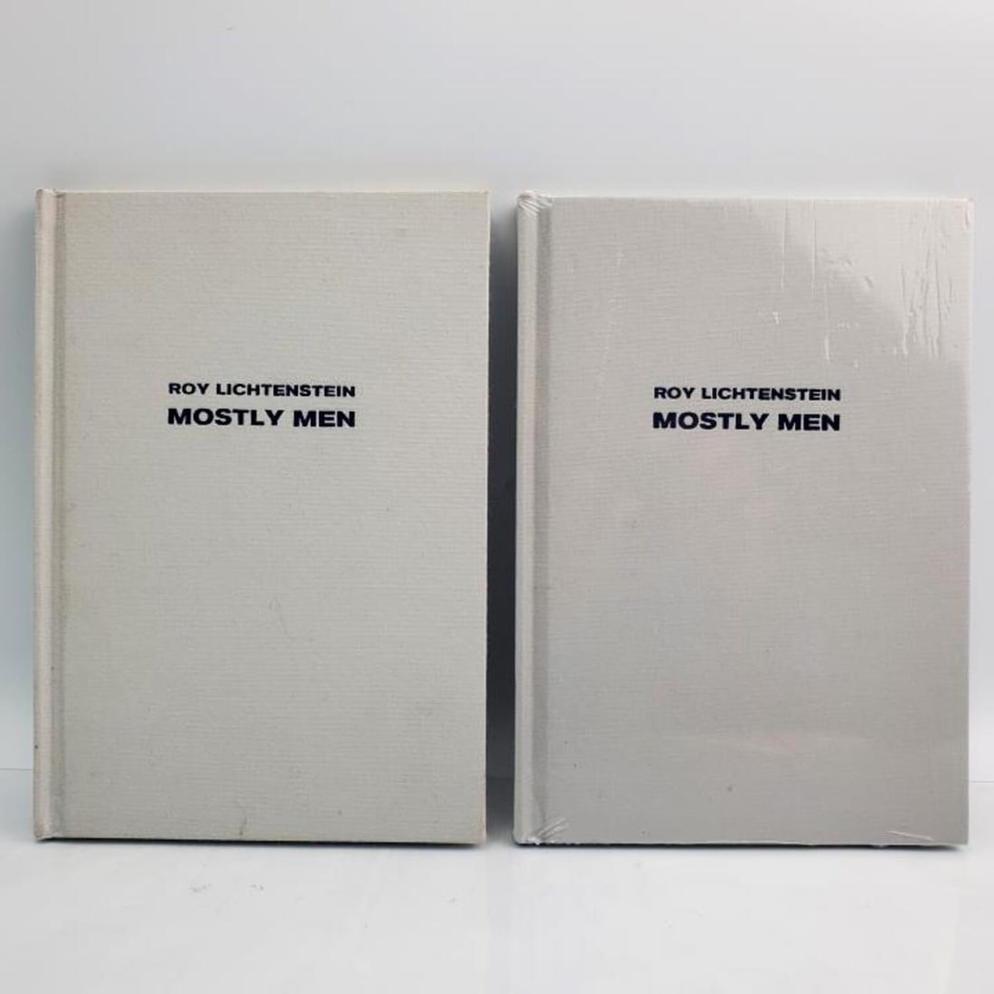 Pair of 2 Roy Lichtenstein Books "Mostly Men" (1 of 3)