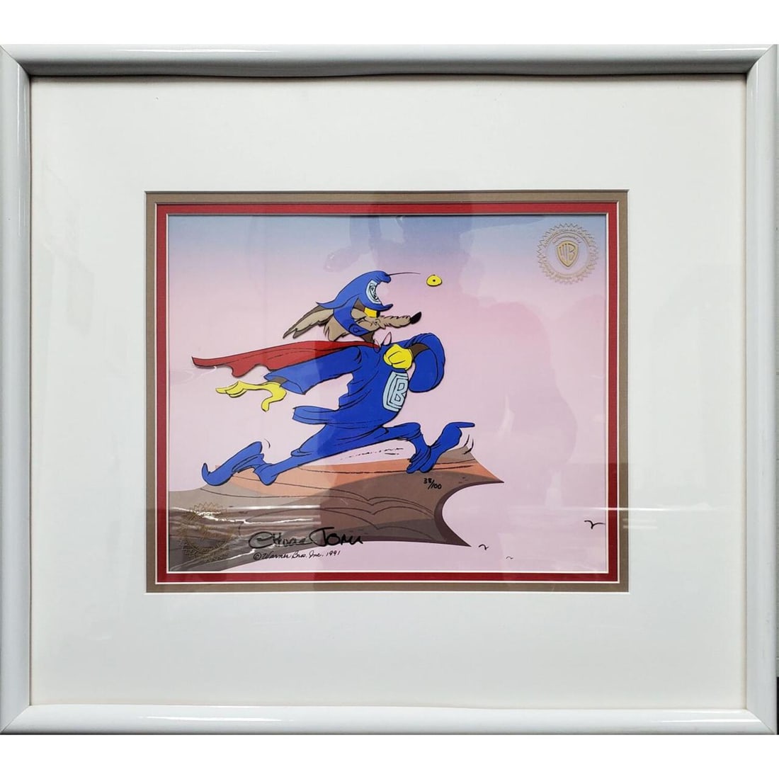 Authentic Chuck Jones "Roadrunner & Wilee Coyote" (1 of 6)