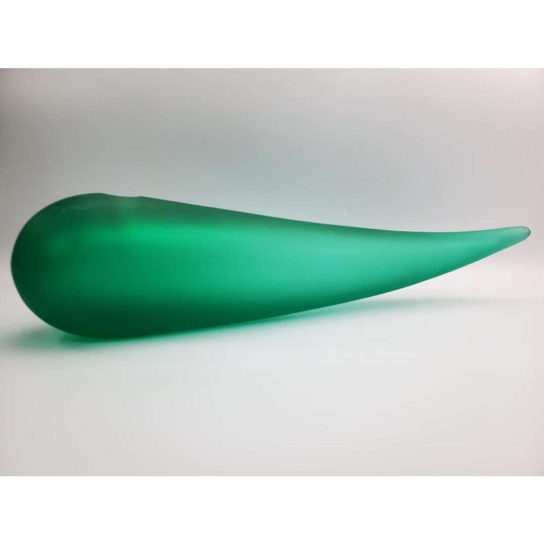 Philippe Starck for Daum Sculpture Vase â€œÃ‰trangetÃ©: Large Green Philippe Starck for Daum Sculpture Vase â€œÃ‰trangetÃ©”. Fully Signed. Condition: Excellent without any Chips, Cracks, Repairs, or Damages. Dimensions: L- 25". Provenance: F